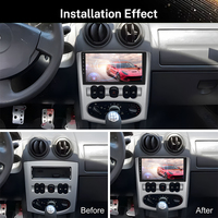 Autoradio avec écran IPS, 4G, Android, GPS, navigation, CarPlay sans fil, écran partagé automatique pour Renault Logan Sandero 2008~2012