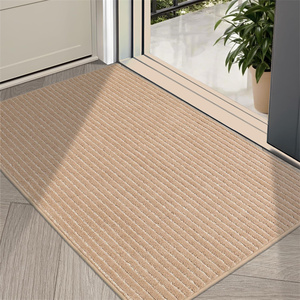 Paillassons d'entrée intérieure personnalisés 24X35Inch Dirt Trapper <span class=keywords><strong>Tapis</strong></span> <span class=keywords><strong>de</strong></span> porte avant lavable antidérapant Nettoyage facile - Product Image 1