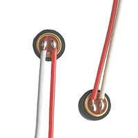 Mic.X-4015L20MM mikrofon elektrik kapasitif, mikrofon dengan kabel peredam bising, Aksesori mikrofon kondenser 3V