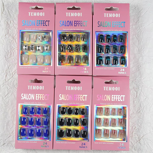 Bán buôn tùy chỉnh ABS giả móng tay nhân tạo Press-on Nail cắt tỉa với hộp quà tặng cho ngón tay ứng dụng - Product Image 4