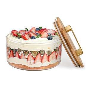 ชามแก้วเล็กพร้อมฝาปิดทำจาก<span class=keywords><strong>ไม้</strong></span>ชาม<span class=keywords><strong>ใส</strong></span>่สลัดผลไม้ขนาดใหญ่พิเศษสำหรับใช้ในห้องครัวงานตามสั่ง - Product Image 6