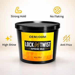 Gel Coiffant Hydratant et Anti-Frisottis à Tenue Forte, Parfum Raisin, 10, 16, 64 oz, avec Logo Personnalisé, pour Tresses et Locks – Fixation Lock N Twist - Product Image 5