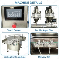 Machine de remplissage automatique pour poudres de nutrition sportive, lait en poudre, café en poudre, protéines en poudre, ligne de remplissage de bouteilles et de sachets
