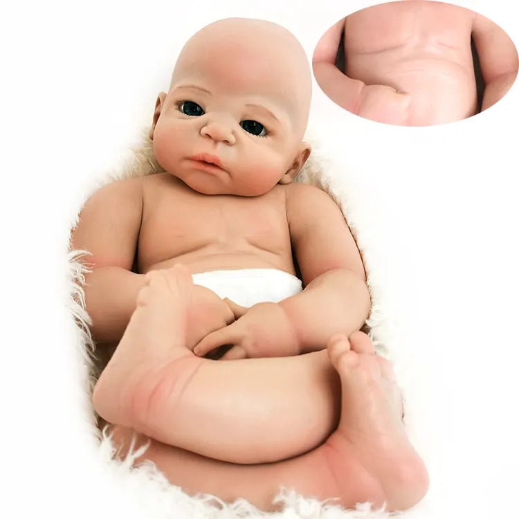 Littleslove bonecas de silicone, bebê recém-nascido, 22 polegadas, 5.28 kg, silicone, pesado