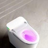 Bidet intelligent sans réservoir, sans contact, automatique, électrique, à poser au sol, pour usage domestique, avec télécommande