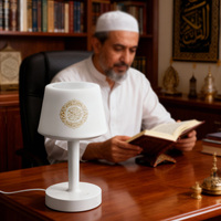 Haut-parleur Coran sans fil au design Kaaba avec horloge Azan et lecteur MP3 intégré