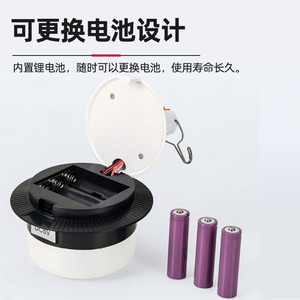 <b>LED</b> Emergency <b>Light</b> DC5V Portable Camping Outdoor <b>USB</b> Rechargeable Lamp White <b>Light</b> - Product Image 3