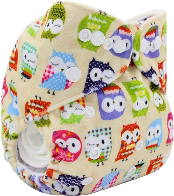 Low MOQ wholesale bamboo diapers washable reusable cotton charcoal hemp adult senior children underwear baby minky cloth nappy