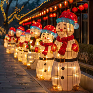 مول ، رجل ثلج مضيء ثلاثي الأبعاد ، عيد الميلاد - Product Image 4