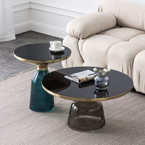 Mobili da salotto <span class=keywords><strong>di</strong></span> lusso tavolino da salotto moderno <span class=keywords><strong>Design</strong></span> per la casa con campanello <span class=keywords><strong>in</strong></span> <span class=keywords><strong>vetro</strong></span> - Product Image 3