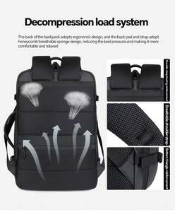 Sac à dos d'ordinateur portable personnalisé pour étudiants, imperméable, pour l'école, le bureau, les voyages, les sports décontractés, pour hommes et femmes - Product Image 4