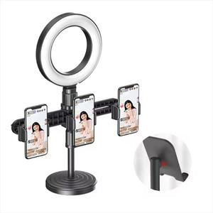 Ringlights caméra Flash Selfie Stick éclairage photographique Vlogging Kit 6 pouces Studio Led support de téléphone vidéo trépied anneau lumineux - Product Image 5