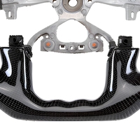 Volant intelligent en cuir et fibre de carbone avec garniture en titane modifié pour Nissan Patrol 2019-2021