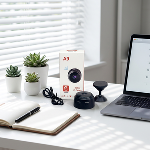 Cámara Inalámbrica A9 1080P HD con Batería, Cámara IP WiFi, Mini Cámara de Seguridad, Audio Bidireccional, Detección de Movimiento, Visión Nocturna - Product Image 1