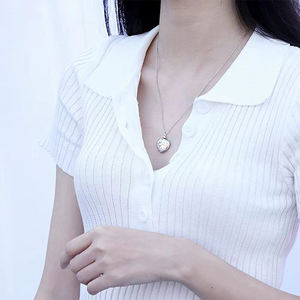 Kremasi Liontin Tulang Kotak Abu Stainless Steel Jantung Tulip Memorial Kalung Kenang-kenangan Liontin Tulang Abu Perhiasan Hadiah - Product Image 3