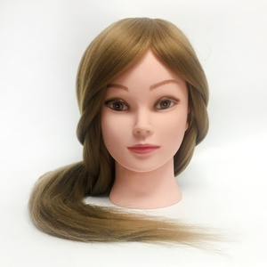 Manichino da allenamento all'ingrosso testa di manichino da allenamento con testa di bambola fittizia con capelli sintetici utilizzati per intrecciare - Product Image 3