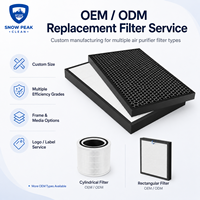Filter Udara HEPA H13 H14 Kustom dengan Sarang Lebah Karbon Aktif Komposit, Filter Pengganti Pembersih Udara untuk Penggunaan di Rumah