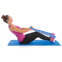 Sangle de yoga élastique en nylon et polyester écologique personnalisée, 10 mm, 15 mm, 20 mm, 25 mm, pour le fitness, le Pilates, sangle brodée
