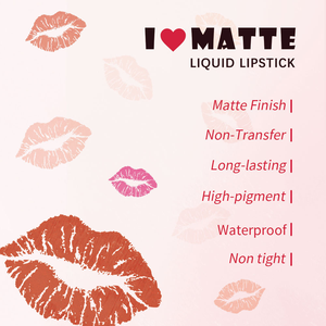 OEM ODM Private Label Liquid Matte Lipstick <strong>Manufacturers</strong> <strong>Cosmetics</strong> Long Lasting Non Sticky Makeup Matte Lipstick Pigmented - Product Image 4