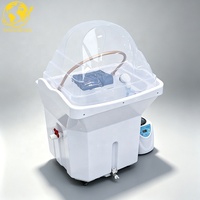 Bac à shampooing mobile, spa capillaire pour salons de beauté, utilisé dans les salons de beauté, de coiffure et de massage, avec réservoir d'eau de 60 litres