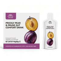 Boisson concentrée de pruneaux OEM ODM Marque Privée pour la régularité digestive, prébiotique, postbiotique, soutien du métabolisme à base de figue de Barbarie