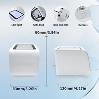 Escáner de Código de Barras de Escritorio 2D JR P20 Blanco, Lector de Códigos QR Manos Libres, Plataforma de Presentación, USB con Cable para Comercio Minorista