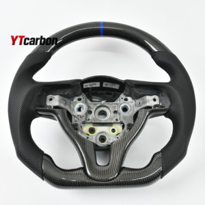 Volant <span class=keywords><strong>de</strong></span> <span class=keywords><strong>direction</strong></span> en fibre <span class=keywords><strong>de</strong></span> carbone véritable personnalisé YTcarbon pour Sportage <span class=keywords><strong>Niro</strong></span> GT, accessoires <span class=keywords><strong>de</strong></span> <span class=keywords><strong>voiture</strong></span> <span class=keywords><strong>de</strong></span> performance - Product Image 1