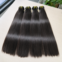 Cheveux humains vierges bruts non traités de grade 12A 15A, origine Vietnamienne, donneur unique, cuticules alignées, lisses comme des baguettes, provenance Cambodgienne, en paquet