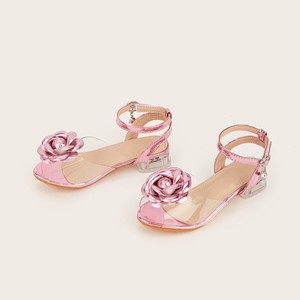 Sandali Estivi da Donna alla Moda <span class=keywords><strong>con</strong></span> <span class=keywords><strong>Tacco</strong></span> Sottile, Punta Rotonda, Rosa, per Feste e Palcoscenico, <span class=keywords><strong>con</strong></span> Rialzo - Product Image 3