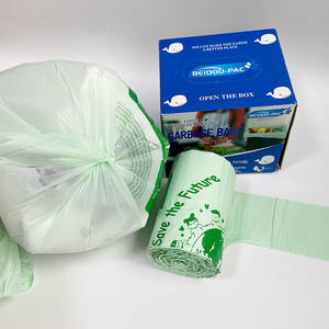 Bolsa de Basura de PLA 100% Biodegradable Impresa Personalizable en Rollo, Camiseta Compostable para Uso Doméstico - Product Image 6