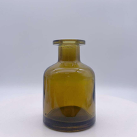 Bouteille de parfum pour la maison en gros, 125 ml, vert olive, verre transparent, bouteille vide pour diffuseur à roseaux, bouteilles de diffuseur en verre