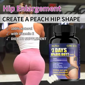 Premium Butt Enhancement Capsules 3 Days Hip Big Butt Lift Pills For Glute Growth Lifting And Firming Supplement