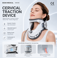Dispositif de traction électrique réglable pour le cou, ergonomique, gonflable, certifié CE, garantie 1 an, batterie intégrée