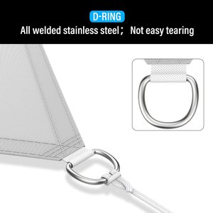 Voiles <span class=keywords><strong>d</strong></span>'<span class=keywords><strong>ombrage</strong></span> rectangulaires imperméables pour extérieur, robustes, <span class=keywords><strong>anti</strong></span>-<span class=keywords><strong>UV</strong></span>, pour patio et jardin, à bon prix - Product Image 4