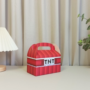 Cajas de Regalo Personalizadas con Temática de Videojuegos, Cajas de Papel Plegables para Golosinas, Cajas de Regalo para Fiestas de Cumpleaños Infantiles, Empaque para Dulces - Product Image 4