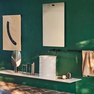 Agape moderno di lusso puntino specchio 5mm di spessore incorniciato parete di alluminio decorativo pavimento in piedi per soggiorno bagno per alberghi - Product Image 4