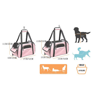 Borsa Trasportino Portatile per Animali Domestici di Piccola Taglia, Traspirante, a Tracolla, da Viaggio, per <span class=keywords><strong>Gatti</strong></span>, Utilizzabile in Auto - Product Image 3