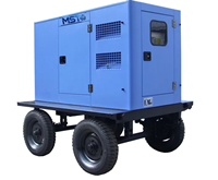 Generator Biogas Tipe Kontainer Daya Kontinu 275kw dengan Efisiensi 95% IP23 24V DC Electric Start