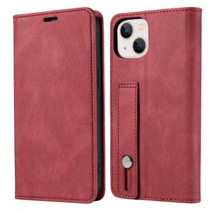 Fundas de Cuero Tipo Cartera con Tapa para iPhone 16 <span class=keywords><strong>Pro</strong></span> Max 15 14 Plus <span class=keywords><strong>13</strong></span> 12 11 Mini 17 Air 16e, Funda Magnética de PU con Correa para Muñeca - Product Image 4