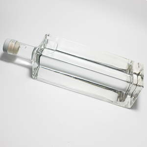 Bouteille de vodka, gin, rhum, whisky, tequila, liqueur, <span class=keywords><strong>alcool</strong></span>, en verre, de qualité alimentaire, élégante, personnalisée, avec bouchon - Product Image 3
