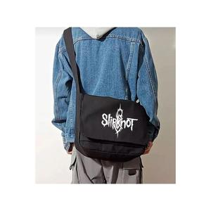 Borsa Messenger nera Unisex stampata Slipknot serie My Vision Rock