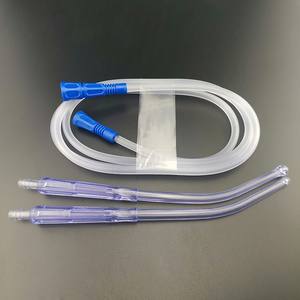 Tube d'aspiration manuel jetable Yankauer avec poignée, embout d'aspiration en acier Yank Stick, alimentation manuelle - Product Image 3