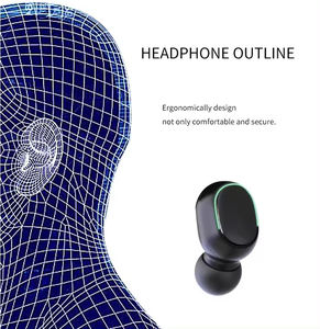 Bon marché, écouteurs de jeu sans fil E7S TWS, bateau, affichage de l'alimentation par LED à faible latence, écouteurs intra-auriculaires sport à dents bleues - Product Image 5