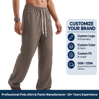 Pantalons pour hommes de haute qualité : pantalons amples à jambes droites - style minimaliste business-casual.