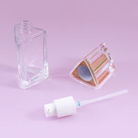 Flacon en verre liquide pour fond de teint en poudre personnalisé de 30 ml, plusieurs tailles de flacons en verre pour cosmétiques et essences
