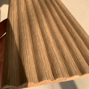 Panneau de Grillage Décoratif pour Mur et Plafond Intérieur en Bois avec Base en Bois <span class=keywords><strong>Lamellé</strong></span>-<span class=keywords><strong>Collé</strong></span> à Jointures à Doigts - Product Image 4