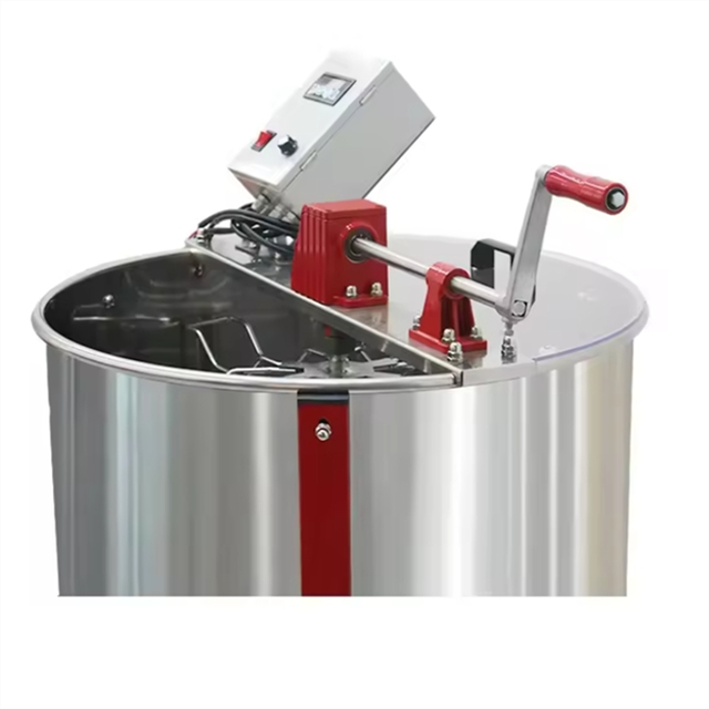 New CE Certified Honey Extractor for Bee Farm Use 304 Stainless Steel High Efficiency Centrifuge with 6 Frames Capacity