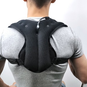 Inflatable Posture Corrector Belt Adjustable Breathable Support For Back And Shoulders Black Manual Operation - Product Image 3