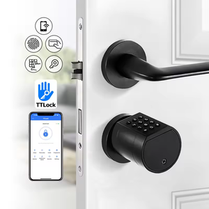 Serratura Intelligente Enrique Ttlock - Compatibile con Porte in Legno e Lega di Alluminio, Sblocco Tramite APP + Impronta Digitale + Password + Tessera + Chiave, Prezzo Conveniente - Product Image 2