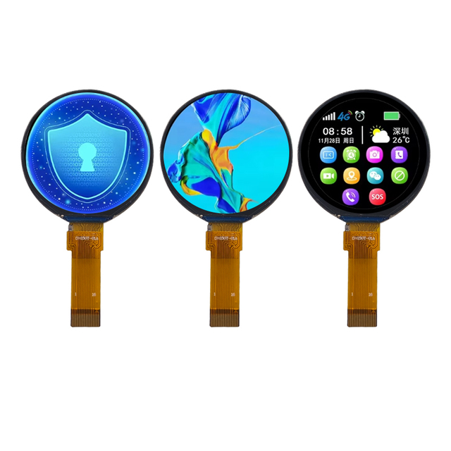 1.5 Inch 360*360 QSPI Round TFT LCD Display with Capacitive Touch Panel 16 Pin ST77916 Circular LCD Module Touch Screen